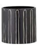 Bloomingville Blumentopf "Troy" in Schwarz - (H)14 x Ø 14 cm