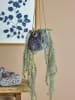 Creative Collection Doniczka "Lottie" w kolorze niebieskim - wys. 16 x Ø 17 cm
