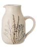 Bloomingville Dzbanek "Bea" w kolorze kremowo-czarnym - wys. 19,5 x Ø 12 cm