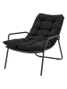 Bloomingville 2-delige set: ligstoelen "Boel" zwart
