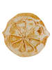 Creative Collection Servierplatte "Golda" in Creme/ Hellbraun - (L)17 cm