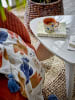 Bloomingville Wohndecke ''Anniversary'' in Creme/ Beige/ Blau - (L)160 x (B)130 cm