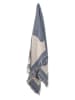 Bloomingville Woondeken ''Ethan'' blauw/crème - (L)160 x (B)130 cm