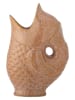 Bloomingville Vase "Harvey" in Hellbraun - (B)15,5 x (H)23,5 x (T)8,5 cm