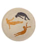 Bloomingville Wanddekoration "Harlow" in Beige/ Bunt - Ø 40 cm