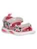 Zigzag Sandalen "Flouer" in Rosa/ Silber