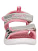 Zigzag Sandalen "Flouer" in Rosa/ Silber