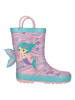 Zigzag Gummistiefel in Rosa/ Hellblau