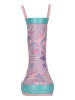 Zigzag Gummistiefel in Rosa/ Hellblau