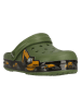 Zigzag Clogs in Grün