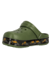 Zigzag Clogs in Grün