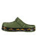 Zigzag Clogs in Grün