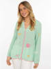 Zwillingsherz Bluse "Smile & Amore" in Grün