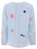 Zwillingsherz Bluse "Smile & Amore" in Hellblau