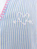 Zwillingsherz Bluse "Smile & Amore" in Hellblau