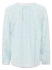 Zwillingsherz Blouse "Wilder Leo" lichtblauw