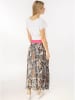 Zwillingsherz Rock "Wild Animal" in Beige/ Hellbraun