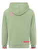 Zwillingsherz Bluza "Bonjour ZH" w kolorze zielonym