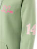 Zwillingsherz Hoodie "Bonjour ZH" in Grün