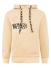 Zwillingsherz Hoodie "Fearless" beige