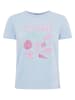 Zwillingsherz Shirt "The Beach" lichtblauw
