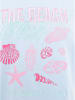 Zwillingsherz Shirt "The Beach" in Hellblau