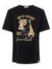 Zwillingsherz Shirt "Wild Heart" in Schwarz