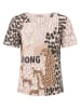 Zwillingsherz Shirt "Leo Strong" in Beige
