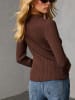 Milan Kiss Cardigan in Braun
