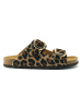 Mandel Slippers 'Alberto" beige/bruin