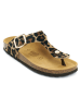 Mandel Teenslippers "Blanca" bruin/beige