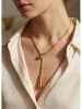 atelier MIU Vergold. Halskette mit Schmuckelementen - (L)48 cm