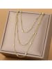atelier MIU Vergulde ketting met sierelementen - (L)46 cm
