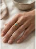 atelier MIU Vergulde ring met edelsteen