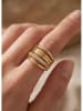 atelier MIU Vergulde ring met edelstenen