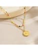atelier MIU Vergulde ketting met sierelementen - (L)45 cm
