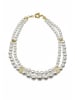 atelier MIU Vergulde ketting met parels - (L)43 cm