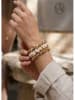 atelier MIU Vergulde armband met sierelementen
