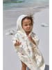 Lässig Strandponcho "Surfboards" in Creme - (L)60 x (B)60 cm