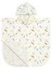 Lässig Strandponcho "Surfboards" in Creme - (L)60 x (B)60 cm