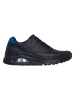 Skechers Skórzane sneakersy "Uno Icon" w kolorze czarnym