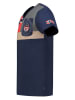 Geographical Norway Shirt "J-Flag" donkerblauw