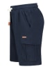 Geographical Norway Bermudy "Palafel" w kolorze granatowym