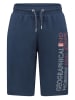 Geographical Norway Sweatbermudas "Ponakry" in Dunkelblau