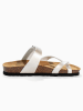 BACKSUN Teenslippers "Barcelone" wit
