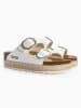 BACKSUN Slippers "Gwana" wit