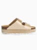 BACKSUN Pantoletten "Gwana" in Beige