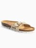 BACKSUN Slippers "Paris" goudkleurig
