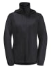 Jack Wolfskin Regenjacke "Stormy Point" in Schwarz