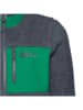 Jack Wolfskin Fleecejacke "Ice Curl" in Anthrazit/ Grün